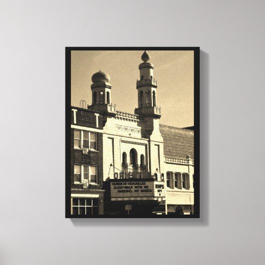 Orientalisches Theater Leinwanddruck (Vorderseite)