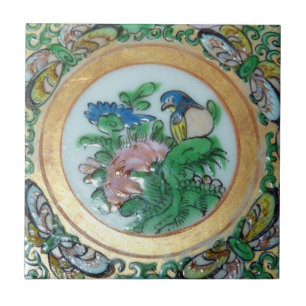 Orientalisches Vintage-Design Rückwandfliese Fliese