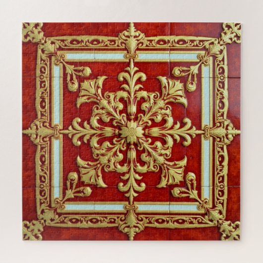 Orientalisches Ziermuster Puzzle (Horizontal)