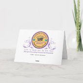 Orientalist-romantischer träumender Karten-freier Karte (Rückseite)