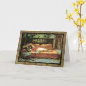 Orientalist-romantischer träumender Karten-freier Karte (Gelbe Blume)