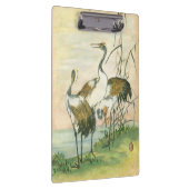 Orientalkrane am Wasser Klemmbrett (Rechts)