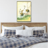 Orientalkrane am Wasser Leinwanddruck (Insitu (Schlafzimmer))