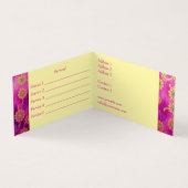 ORIENTALPink Türkisblau - Visitenkarte Visitenkarten (Innenseite)