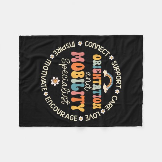 Orientation And Mobility Specialist Week Back To S Fleecedecke (Vorderseite (Horizontal))