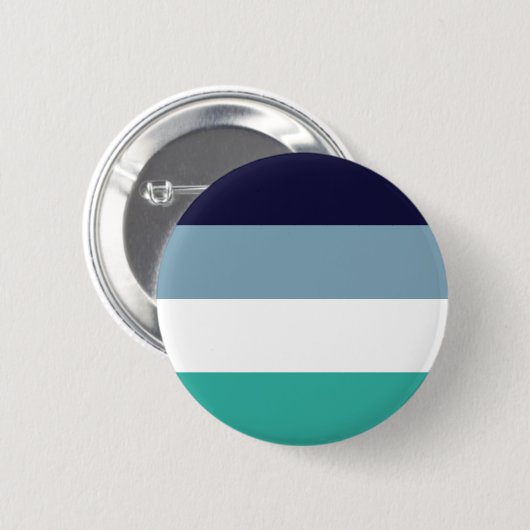 Oriented Aroace Acearo Que Stolperflagge Button (Vorne & Hinten)