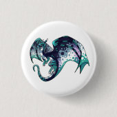 Oriented AroAce Pride Dragon Button (Vorderseite)