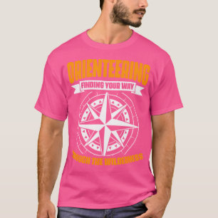 Orienteer-Kompass Wandern im Val Piora T-Shirt