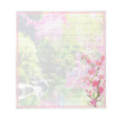 Orientengarten Notizblock (Vorderseite)