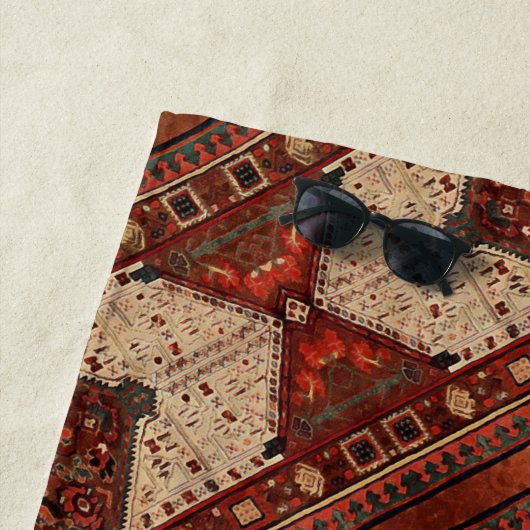 Orientteppiche in Orange und Creme Strandtuch (Beispiel)