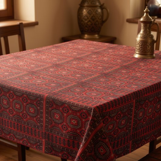 Orientteppichmuster Tischdecke
