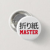 Origami (折 り 紙) Master Button (Vorne & Hinten)