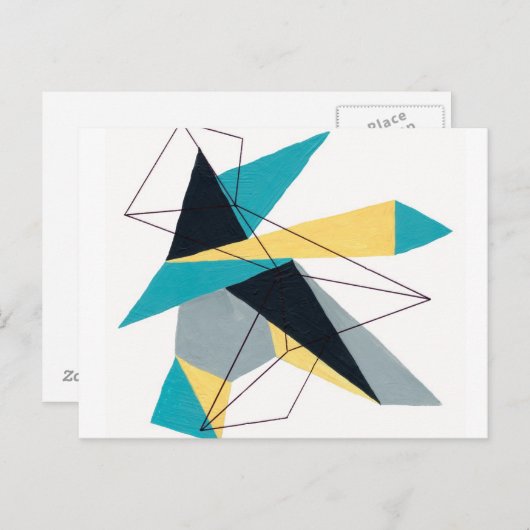 Origami 2 Postkarte (Vorne/Hinten)