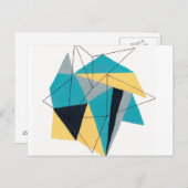 Origami 3 Postkarte (Vorne/Hinten)