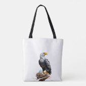 Origami-Amerikanischer Adler Tasche (Rückseite)
