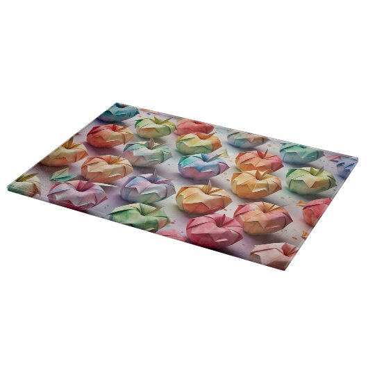 Origami Äpfel Schneidebrett (Ecke)