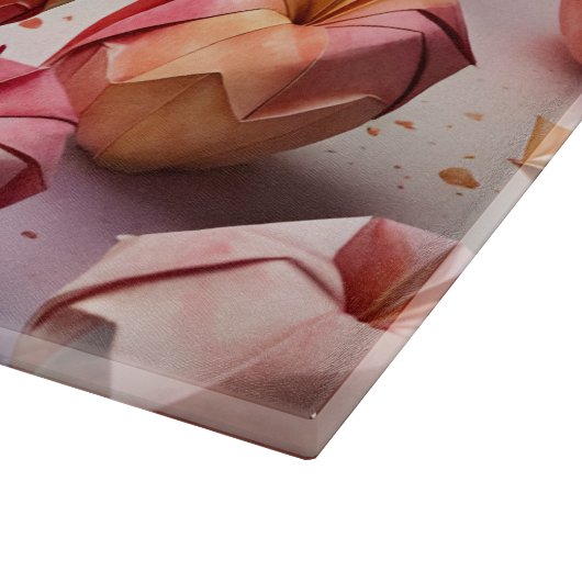 Origami Äpfel Schneidebrett (Ecke)