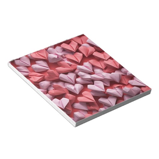 Origami Art - Herz Galore Notizblock (angewinkelt)