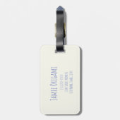 Origami Art japanische Faltkunst Retro Krane Gepäckanhänger (Rückseite vertikal)