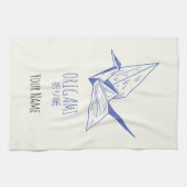 Origami Art japanische Faltkunst Retro Krane Geschirrtuch (Horizontal)