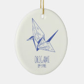 Origami Art japanische Faltkunst Retro Krane Keramik Ornament (Rechts)