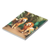 Origami Art-Monarch des Dschungels: Eine majestäti Notizblock (Rotiert)