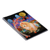 ORIGAMI AUTUMN Chow Spiralnotebook Notizblock (Rechte Seite)