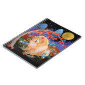 ORIGAMI AUTUMN Chow Spiralnotebook Notizblock (Linke Seite)