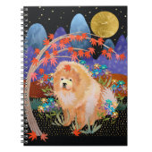 ORIGAMI AUTUMN Chow Spiralnotebook Notizblock (Vorderseite)