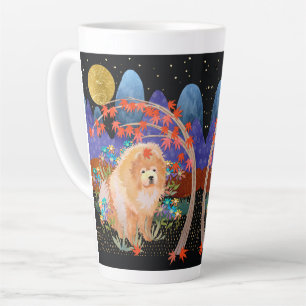 ORIGAMI AUTUMN Chow-Tasse-Umrissdesign Milchtasse