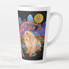 ORIGAMI AUTUMN Chow-Tasse-Umrissdesign Milchtasse