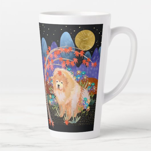 ORIGAMI AUTUMN Chow-Tasse-Umrissdesign Milchtasse (Rechts)