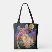 ORIGAMI AUTUMN Tasche oder Kreuzsack (Rückseite)