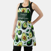 Origami Avocado Acrylic Muster Personalisiert Schürze (InSitu)