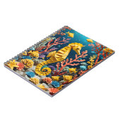 Origami-Back-to-School-Seepferdchen Notizblock (Linke Seite)
