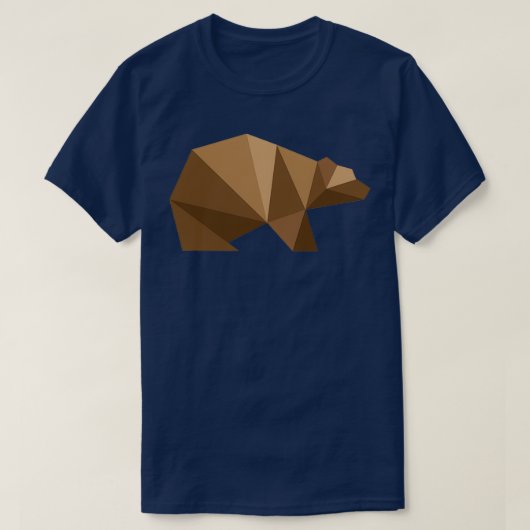 Origami-Bär 10 T-Shirt (Design vorne)