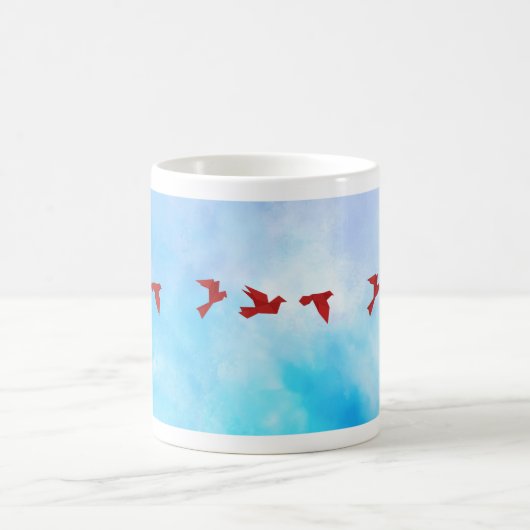 Origami Birds-Tasse Kaffeetasse (Mittel)