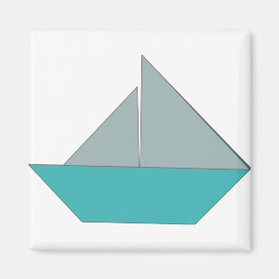Origami Boat Magnet