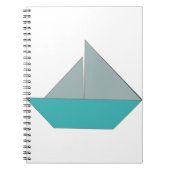 Origami Boat Notizblock (Vorderseite)