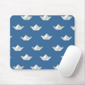 Origami-Boote Auf Dem Wasser Muster Mousepad (Mit Mouse)