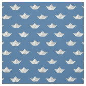 Origami Boote auf dem Wasser-Muster Stoff (Muster)