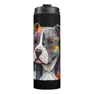 Origami British Bulldog Thermosbecher