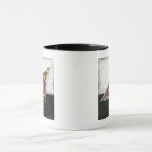 Origami Butterfly auf Blumenpapier Tasse (Zentrum)