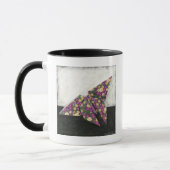 Origami Butterfly auf Blumenpapier Tasse (Links)
