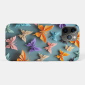 Origami Butterfly Pattern Case-Mate iPhone Hülle (Rückseite (Horizontal))