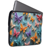 Origami Butterfly Pattern Laptopschutzhülle (Vorne Rechts)