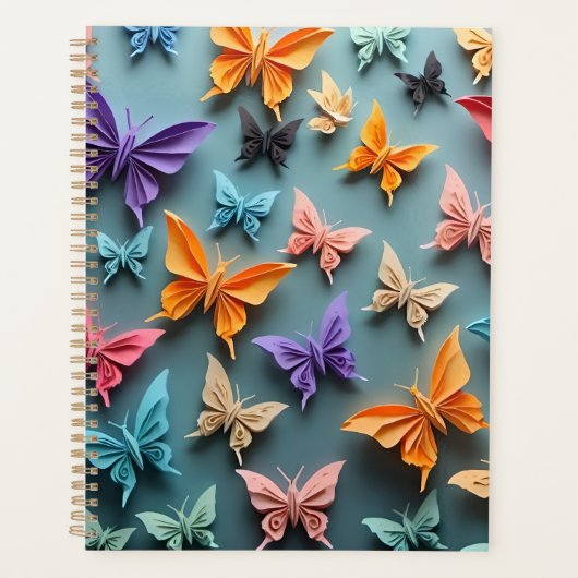 Origami Butterfly Pattern Planer (Vorderseite)