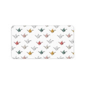 Origami Calm - Aufkleber für die Rücksendeadresse  Adressaufkleber (Vorne)