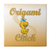 Origami Chick Fliese (Vorderseite)