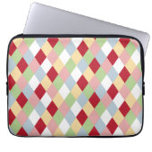 Origami Christmas - Harlequin Geometric Laptopschutzhülle (Vorderseite)